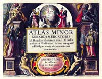 Меркатор Г. Атлас. Титульный лист. 1595. Гравюра на меди. Библиотека конгресса США