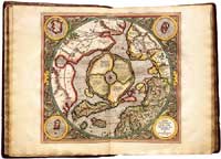 Меркатор Г. Атлас. Карта Северного полюса. 1595. Гравюра на меди. Библиотека конгресса США