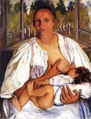 Кормилица с ребёнком